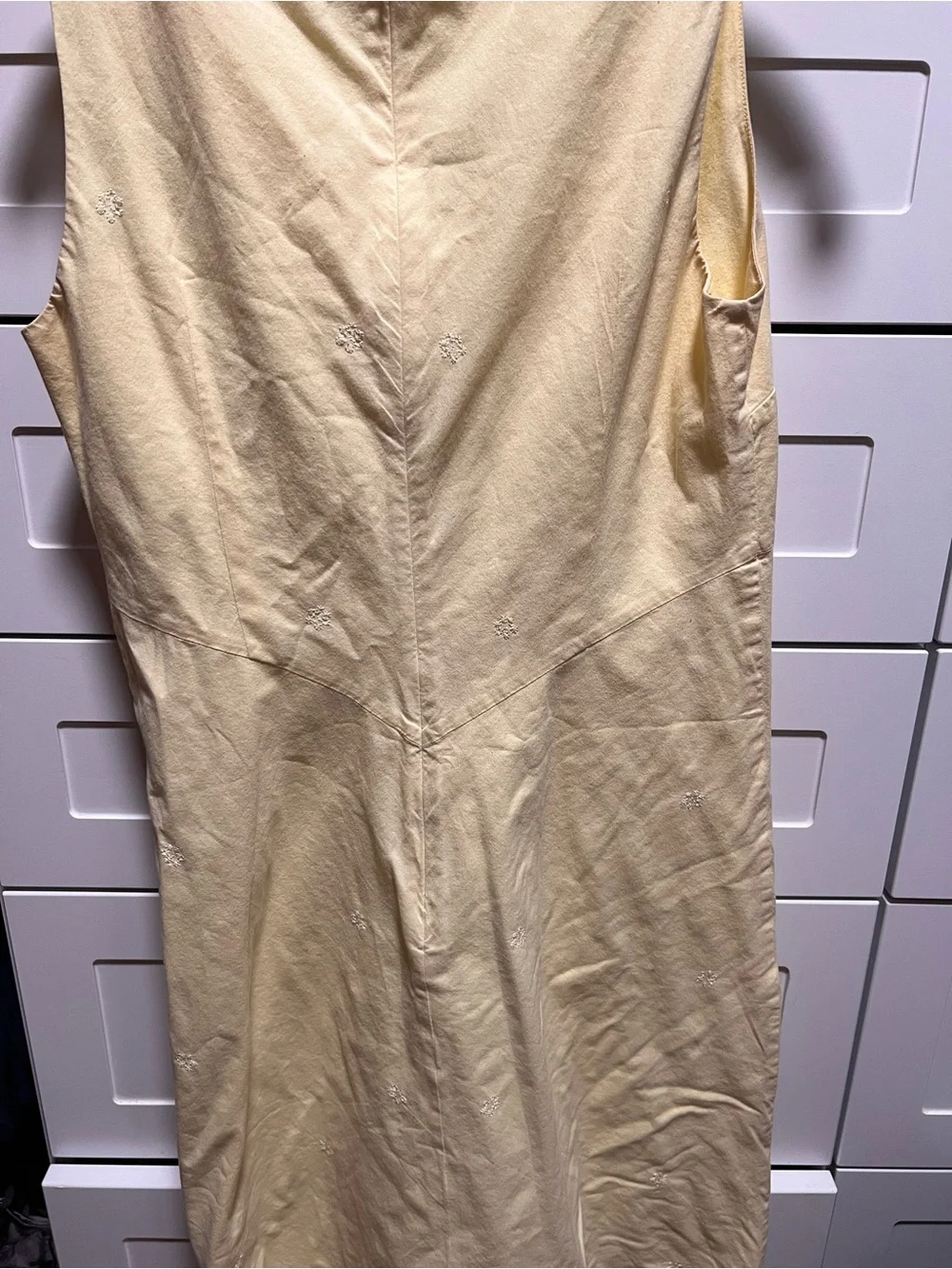 J. Crew Pale butter Yellow Sleeveless Mini Dress (D5)